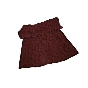 Berretti Italy women's Sweater cap shawl Deep red burgundy One Size
